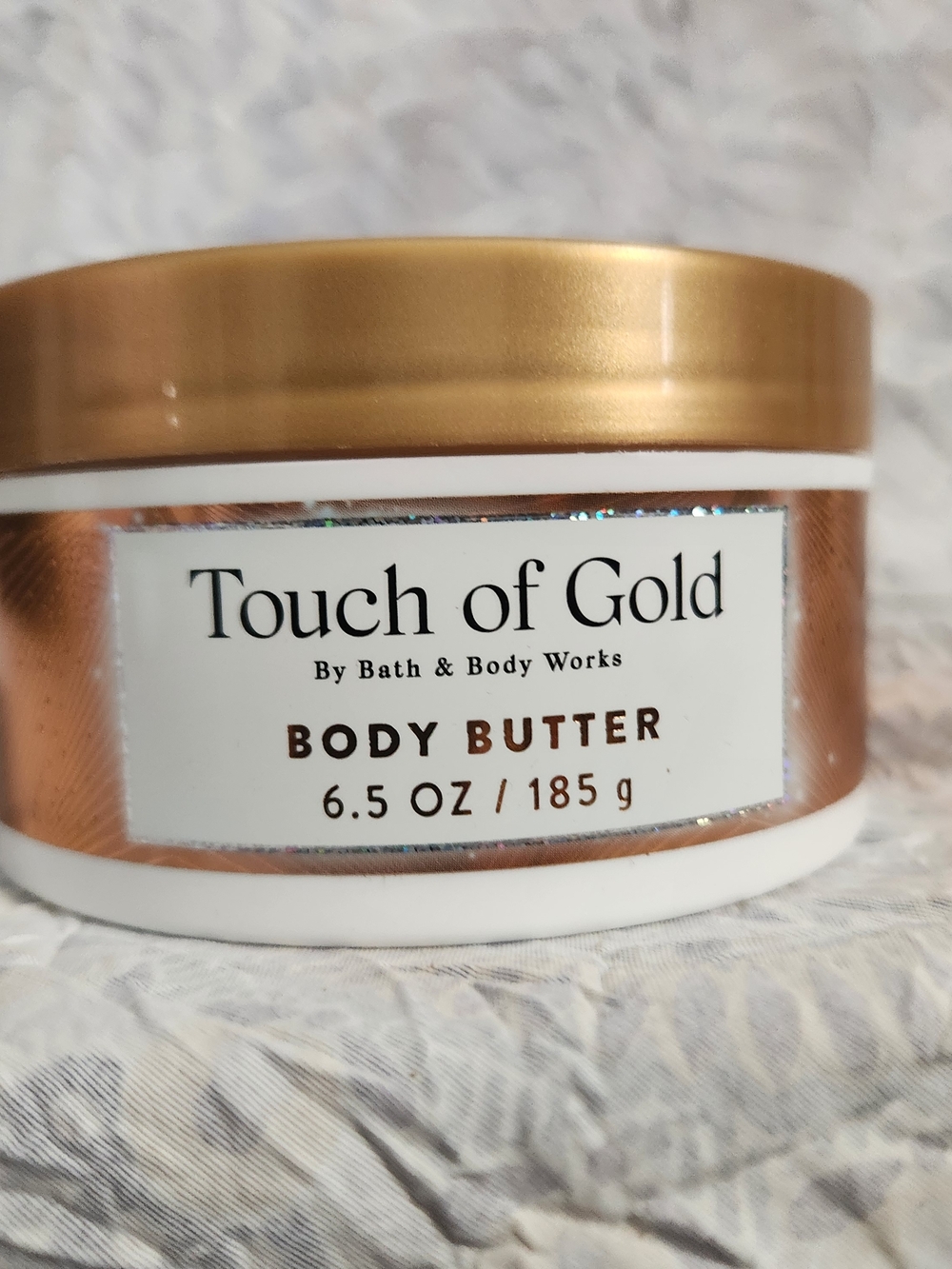 Bath & Body Works Touch of Gold Body Butter - Gold & White